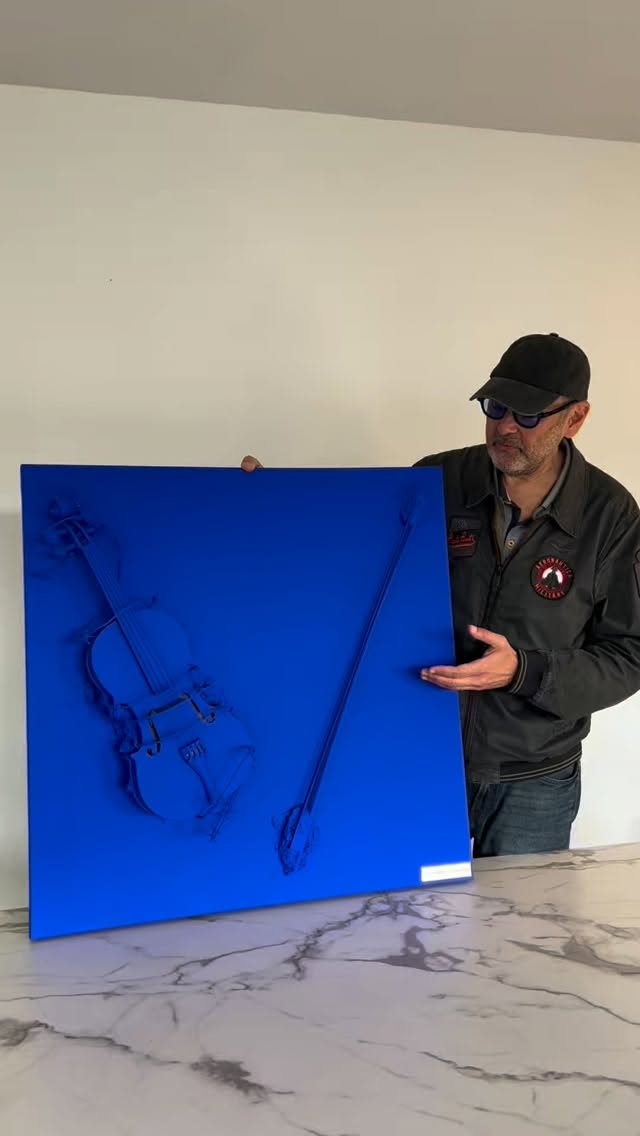 #violondelespoir #popart #violon #konqui #bleuklein