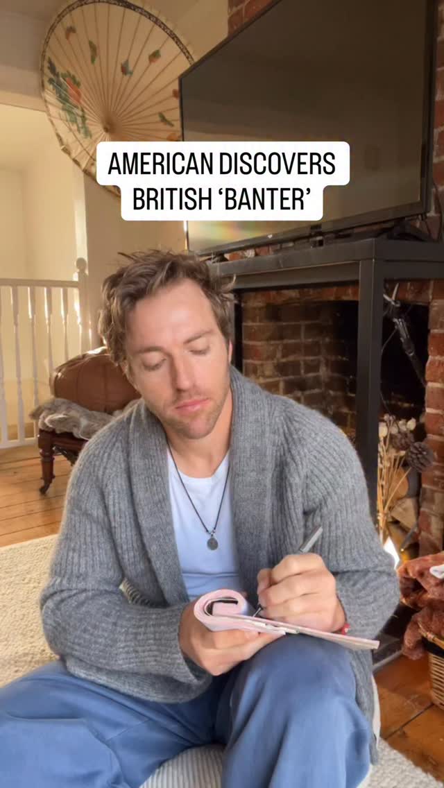 Apparently this is how British people show their love?
#britishbanter #journalentry #expats #joke