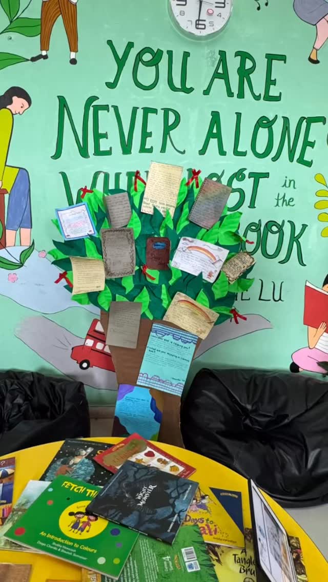 Year two at Kathakaar Lit Fest 2026 by @theakankshafoundation at CSMES Kasarwadi. With our dear friend @vaishali_thestorystation being the collaborator of the festival for the school in bringing in literary facilitators, the festival brought together, students’ work and some phenomenal people who spent time with the little ones.🦋
What a day! Such vibrant bunch of kids! And seeing the amount of work that has gone into making children fall in love with reading was truly heartwarming.
That habit of reading is seen when they know so much about nature than average kids of their age! Thank you for letting us contribute our bit to this noble thought!
Plus isi bahaane we got to meet some stellar people who have done amazing work in the nature kid-lit space :)
Looking forward to the next one!