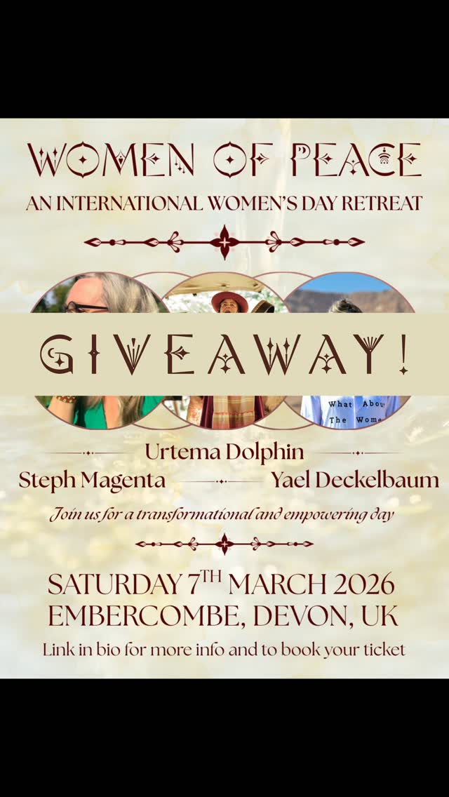 🕊️ GIVEAWAY 🕊️
Can you hear the call? Do you feel it deeply within your bones that you want to make a difference in this world?
We are giving YOU the chance to come to our very special one-off event with @yael_deckelbaum, @meera.eilabouni @urtema_dolphin @iamstephaniemagenta on March 7th for FREE.
All you have to do is:
🫶 Share this Reel on your stories
🫶 Tag 3 sisters you’d like to share this experience with
🫶 Follow us
We can’t wait to share this experience with you! 🤍
With Love
Lucy & The MWG Hearth 🥰
#giveaway #medicinewoman #womenofpeace #internationalwomensday