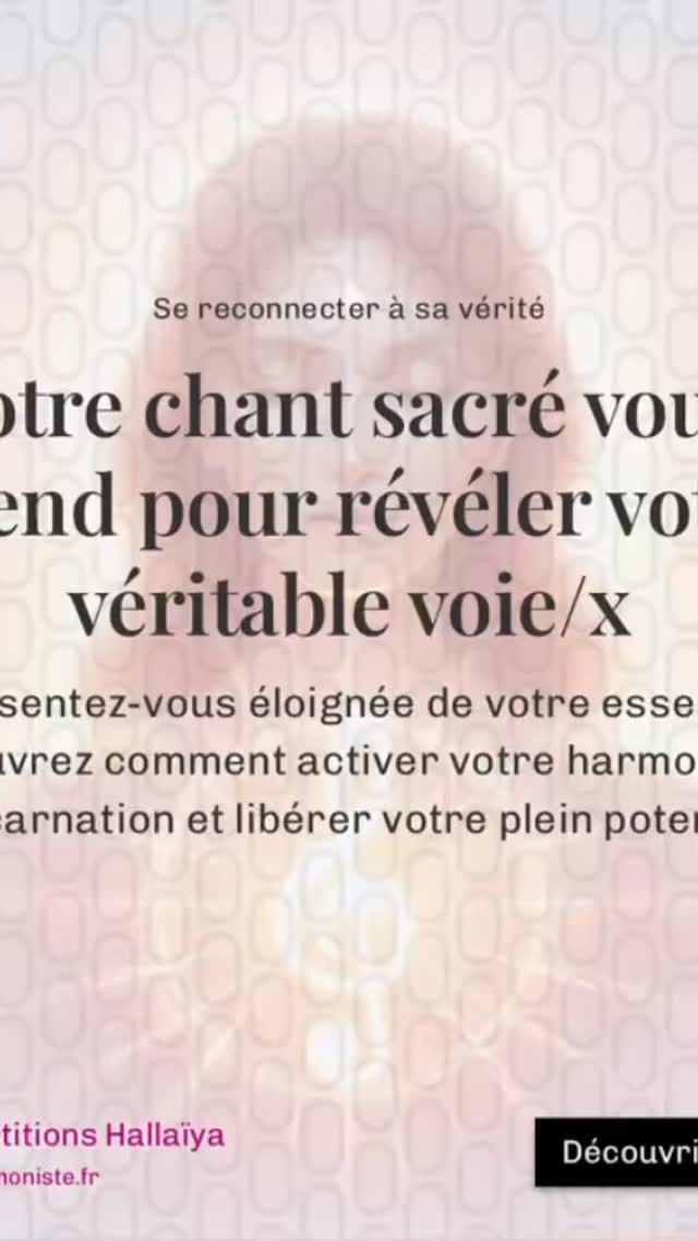 Chloé | Ton Chant Sacré Unique✨
Séance live Zoom + MP3 personnalisé
Harmonique d’Incarnation Personnalisée
97€ (3 places fév) → https://calendly.com/chloedd/harmonique-d-incarnation-chant-sacre-personnalise
🌙 Aligne ton essence de vie
***************************
Consultations in French & English
Chloé | Your Unique Sacred Chant ✨
Live Zoom + Personalized MP3
Incarnation Harmonics Customized
97€ (3 Feb slots) → calendly.com/chloedd/harmonique-d-incarnation-chant-sacre-personnalise
🌙 Align your essence of life
#incarnationharmonics #hypersensible #soundhealing #soulactivation ActivationÂme MéditationGuidée syntonisation Libération Énergétique VoixSacrée #CanalHarmonique