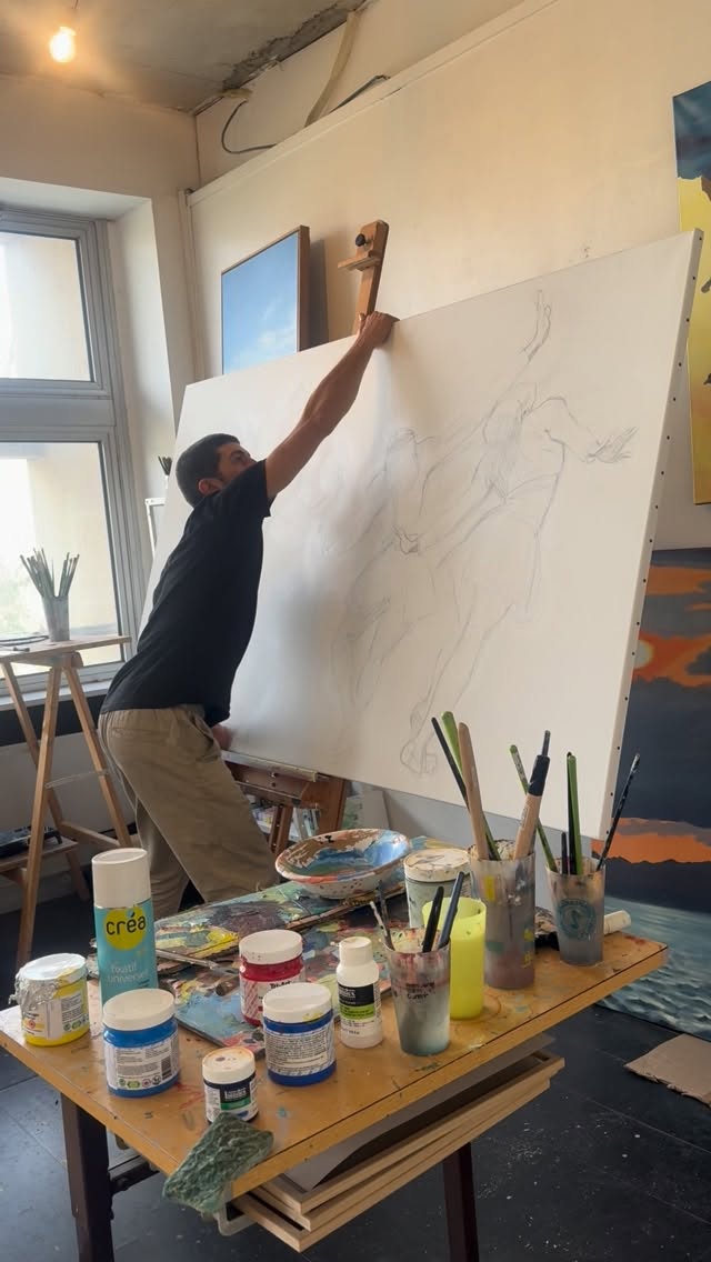 La Danseuse
200 x 100 cm - acrylique sur toile