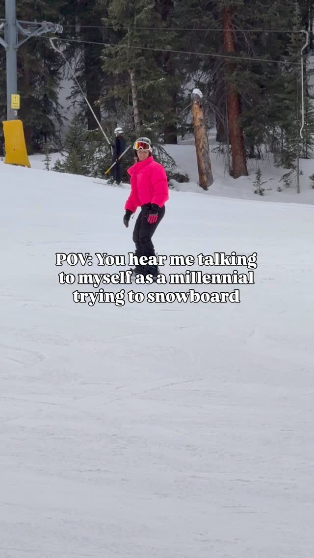 It’s a complicated relationship 😆
There’s nothing more exhilarating than to look around at the majestic snow-covered mountains while trying not to die. It’s a sport that will humble you over and over again and that’s okay because there’s nothing quite like it. 🏔️✈️🏂❄️
.
.
.
#snowbording #millenialmom #snowboardfail #snowboardlove #relatable