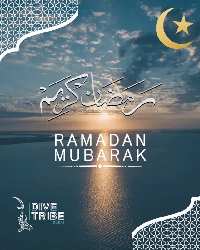 Ramadan Mubarak from Dive Tribe 🌊✨
May your days be filled with serenity, gratitude, and calm waters — above and below the surface.
#RamadanMubarak #DiveTribeDubai #DubaiDivers #ScubaDubai #oceanlife