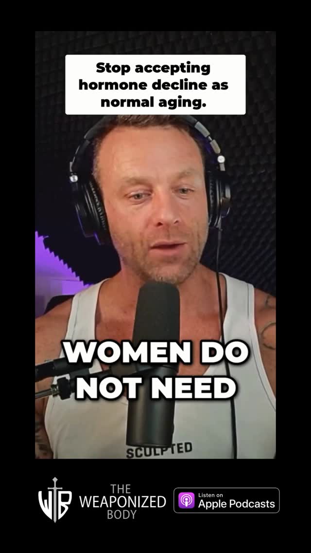 For years, chronically fatigued, under-slept, brain fogged, & hormonally imbalanced women have been told to just suck it up.
That your labs are “normal”.
That your thyroid looks fine.
Or that it’s pointless to check your sex hormones since you’re already perimenopausal.
And just accept that low energy is just part of the aging process.
As it turns out, in most cases that turns out to be total bullshit.
What if the problem isn’t “part of the aging process…
What if your symptoms are your body asking for support?
Low testosterone in women is real, it’s common, and it’s ignored more than it should be.
Stop normalizing burnout.
Start asking better questions about your health and find a new doc who will test your sex hormones and help you do something about it!