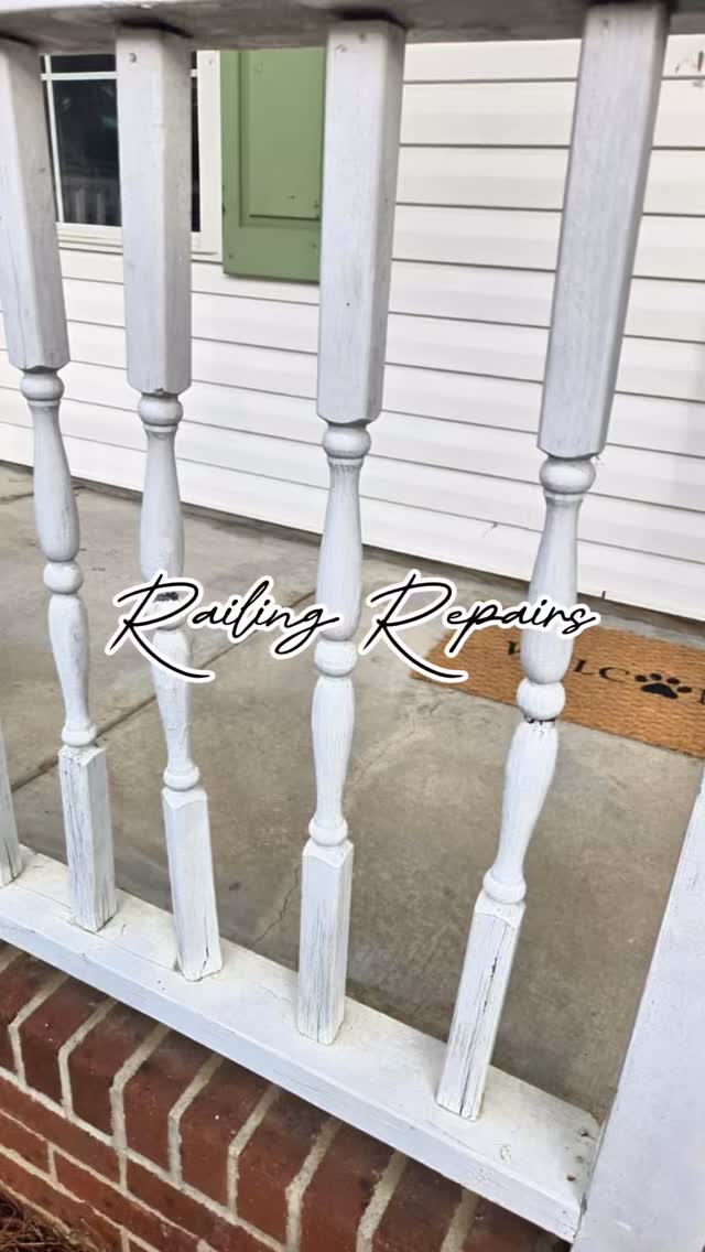 Trust the process! 🤍 #railingrepairs #homerenovation #beforeandafter #contractingservices