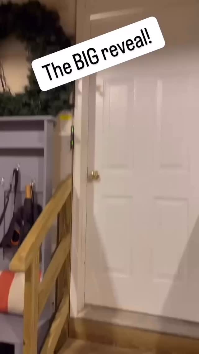 And here is the birthday boys reaction!!! #reveal #organizedgarage #organizedlife #organizedhome #mainline