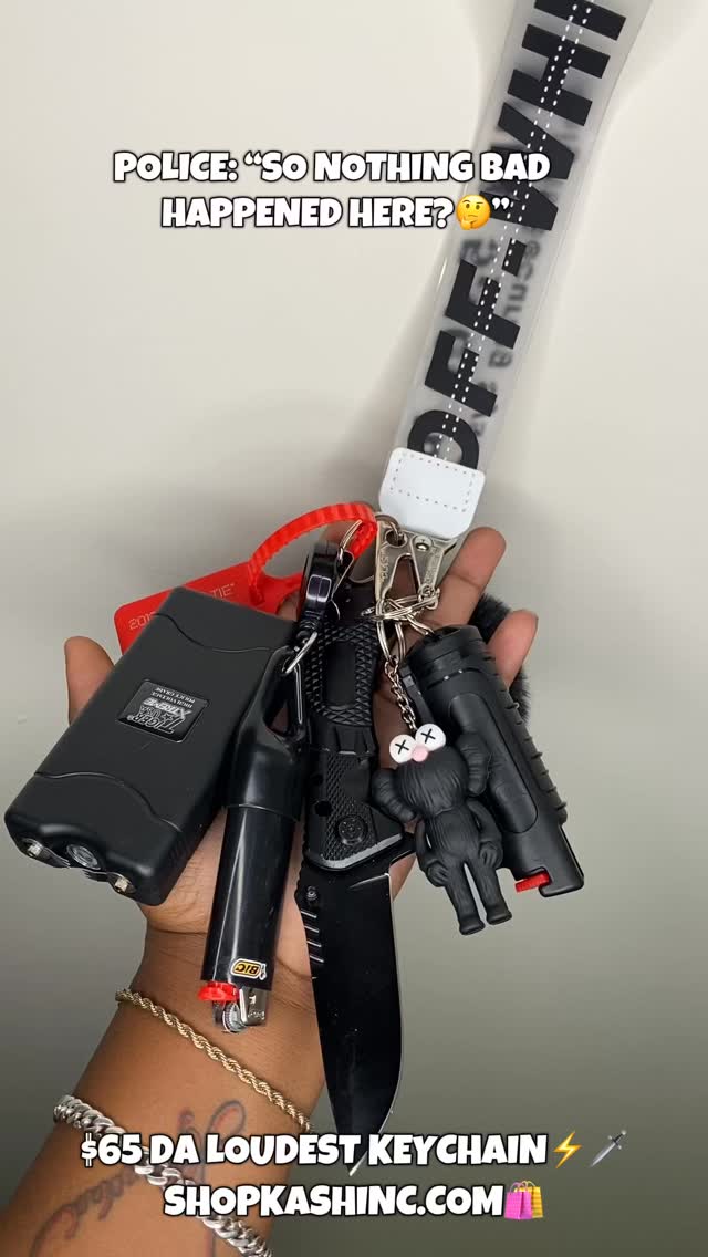 TBH SIR, IDK WHAT HAPPENED HERE🙁…..MAYBE YOU SHOULD ASK THE GIRL WHO CALLED YALL DATS LAYIN ON DA FLO🙃
ARE YOU READY TO FOR SOME PRETTY PROTECTION?👀🥵🤭 ONLY AT LINK IN BIO! 🛍 PRODUCT: “DA LOUDEST KEYCHAIN” AT SHOPKASHINC.COM🛍 INCLUDES Stun G, Pep spray, 8” Pocket Knfe, OW Wristlet, Lighter + Leash, Kaw Kid, Authenticity tag, & Puff💫 #kashwaystudios #fyp #selfdefensekeychain #selfdefenseset #junkstungun