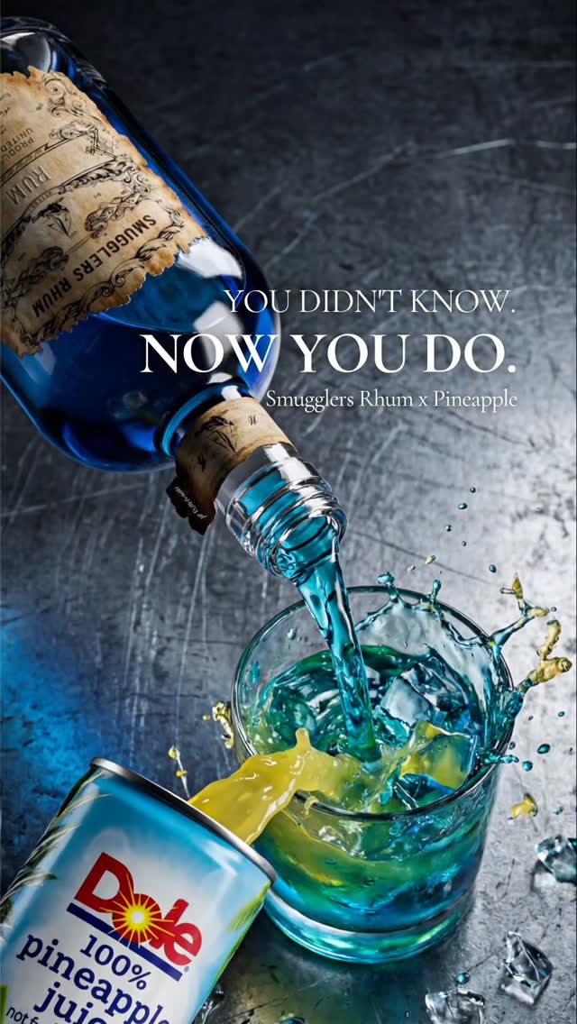 If you know, you know.
If you don’t… now you do.
@dolepics we might need to make this official. 👀🍍💙
Order your bottle today. Link in bio.
#EnterTheBlue #smugglersrhum #blueera #dolepineapplejuice