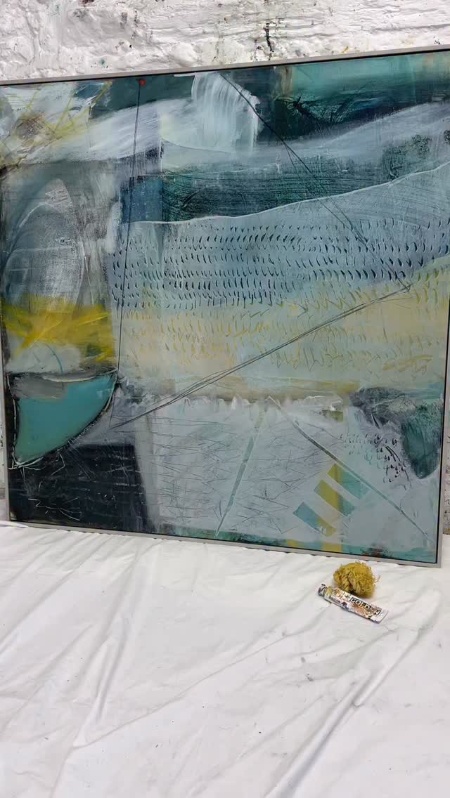 ‘Casting the net of light’, 102 x 102cm, acrylic and mixed media on canvas. A painting I remember oscillated so much through the process but ultimately it gave the layers so much depth, quiet tension and interest.
#davidmankin #davidmankinart #modernbritishart #abstractpainting #abstractlandscapepainting