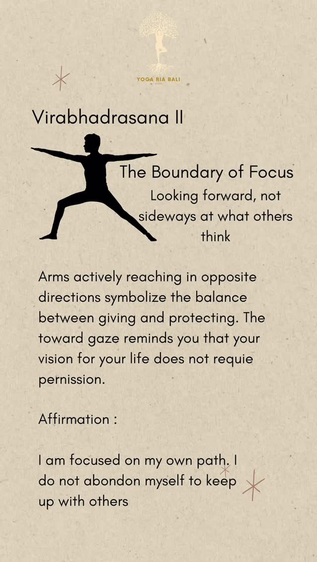 Boundaries aren't walls.
They are the shape we make with our bodies and our energy.
The 4 yoga asanas that teach me how to protect, ground, speak and preserve ( incorporate with mindful breathing ).
Which pose do YOU need most today? Save this is as your alternative tools
Question for you: what dream are you ready to stop shrinking from?
Comment 🗡️if you are choosing your own path this week
#virabhadrasanaii #boundarysetting #innerwarrior #selffocus #stayinyourlane