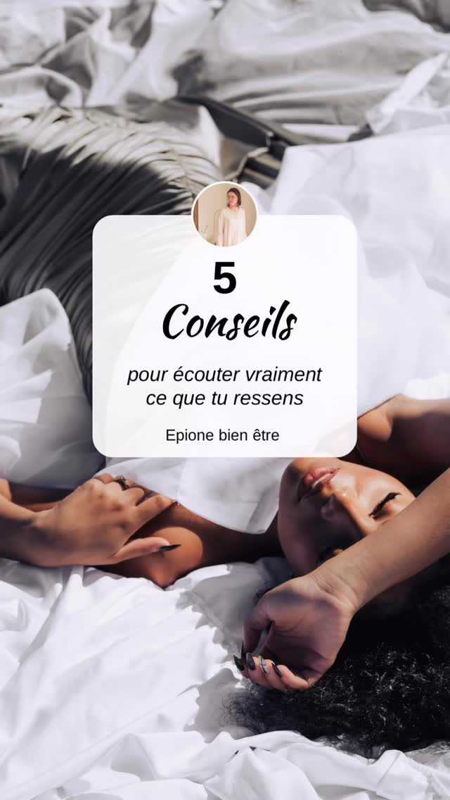 🎧 Et si tu prenais un instant pour t’écouter vraiment ?
Dans ce réel, je te partage 5 conseils simples pour te reconnecter à ce que tu ressens, pour apprendre à écouter ton corps, tes émotions et ton rythme intérieur. 🌿
Parce que s’entendre… ce n’est pas toujours s’écouter.
Parce que le corps parle, chuchote, insiste parfois — et qu’il mérite d’être entendu.
🫶 Prends ce moment pour toi, respire, recentre-toi.
Qu’est-ce que ton corps te dit aujourd’hui ?
Dis-moi en commentaire lequel te parle le plus ✨