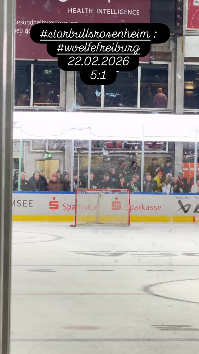 #starbullsrosenheim : #woelfefreiburg
22.02.2026
5:1