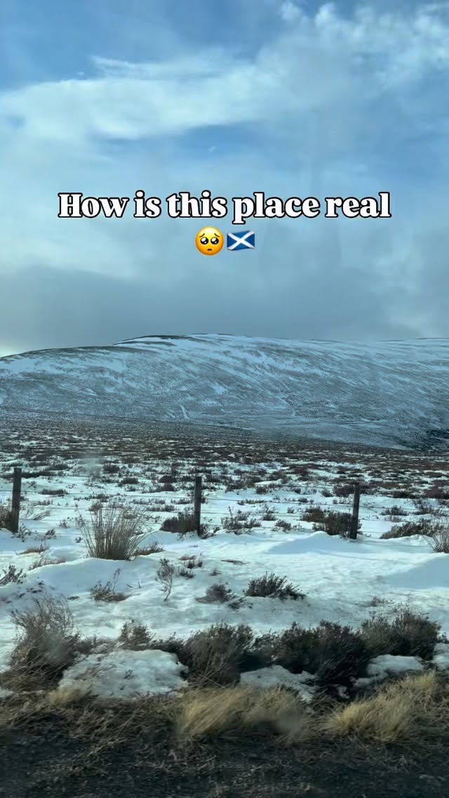 A beautiful drive 🫶🏔️
#getoutside #winter #scotland #mountains