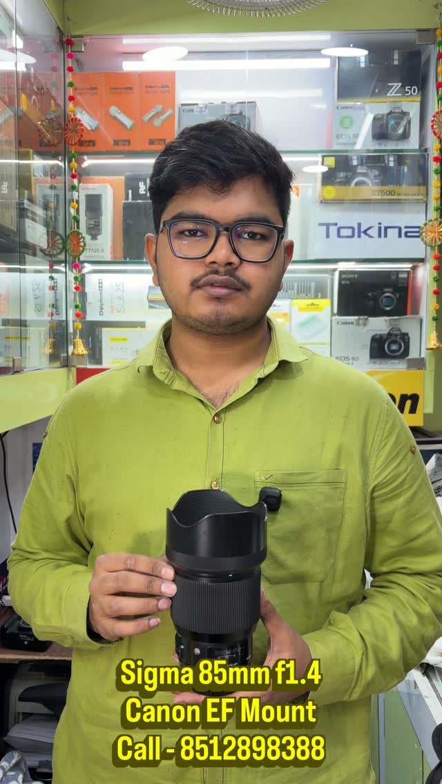 Sold Out
If you want that “magic” look with tack-sharp subjects and a background that completely melts away, this is the lens. Known for outperforming lenses twice its price, this L-series killer is a must-have for wedding and fashion photographers. 📸✨
Condition: 9/10 (Pristine Glass)
DM for price and availability! 📩
Hashtags:
#Sigma85mmArt #SigmaArt #CanonPhotography #PortraitLens F14 CanonEF UsedLensForSale Bokeh CanonShooter WeddingPhotography SigmaIndia MegapixelCameraStor