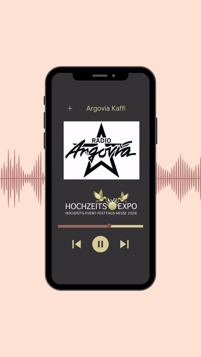 Warum sich ein Besuch an der @hochzeitsexpo.ch in Safenwil lohnt, erfährst du von Evelin Amsler, Inhaberin Bastel-Huus, im Radio Argovia Kaffi. ☕️❤️ Ton an! 🔔