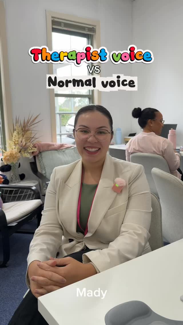 Therapist voice vs normal voice 😆
Our team here at BAB will do anything we can to make sure your little one feels comfortable from the minute they walk in the door 🚪
#therapistvoice #speechpathology #funnyreels #team #earlyintervention