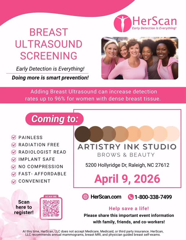 register online at Her Scan 4/9/2026 coming to Artistry Ink Studio