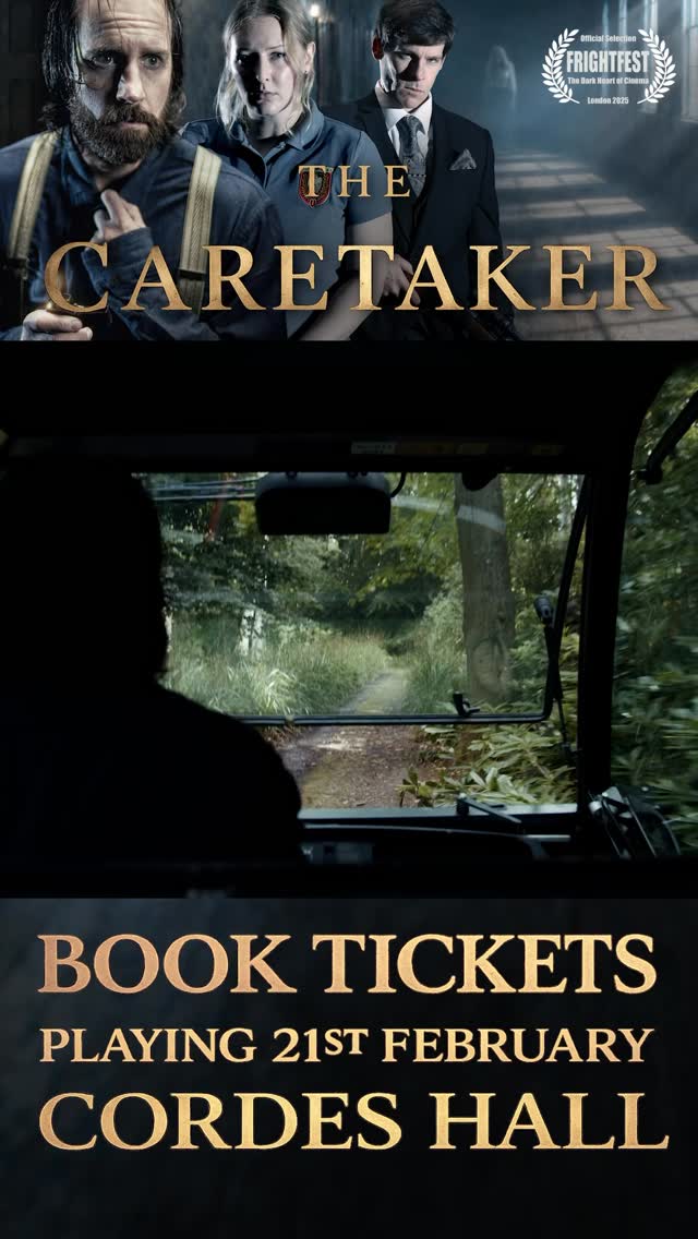 This Saturday 21st be the first to see our new movie before anyone else! 107 tickets sold! Get yours now before we sell out! Special Event with Cast & Crew Q&A
Location: Cordes Hall, Sunninghill. Doors open at 6 screening at 7pm
Ticket link in bio 🎟️
Free drinks!
The Caretaker is a modern gothic horror / thriller from @landa_pictures which was made locally in Berkshire!
Coming to UK cinemas soon!