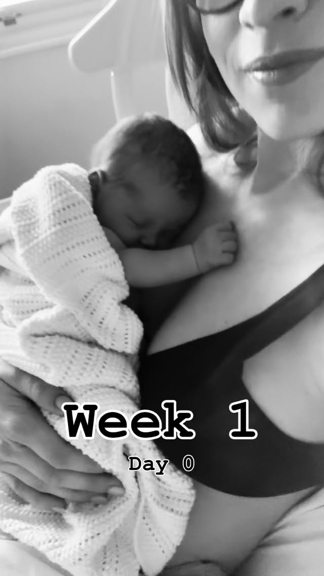 Week 1 🤍 where have you gone!? #newborn #1weekoldtoday👣 #sisterlove #newbornbubble #pocketsofjoy