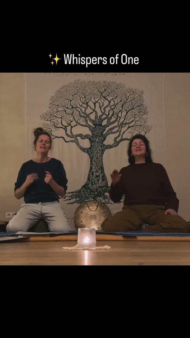 ✨ Whispers of One samen met Marijke Bernaerts.
Samen vertoeven in de flow van de klanken.