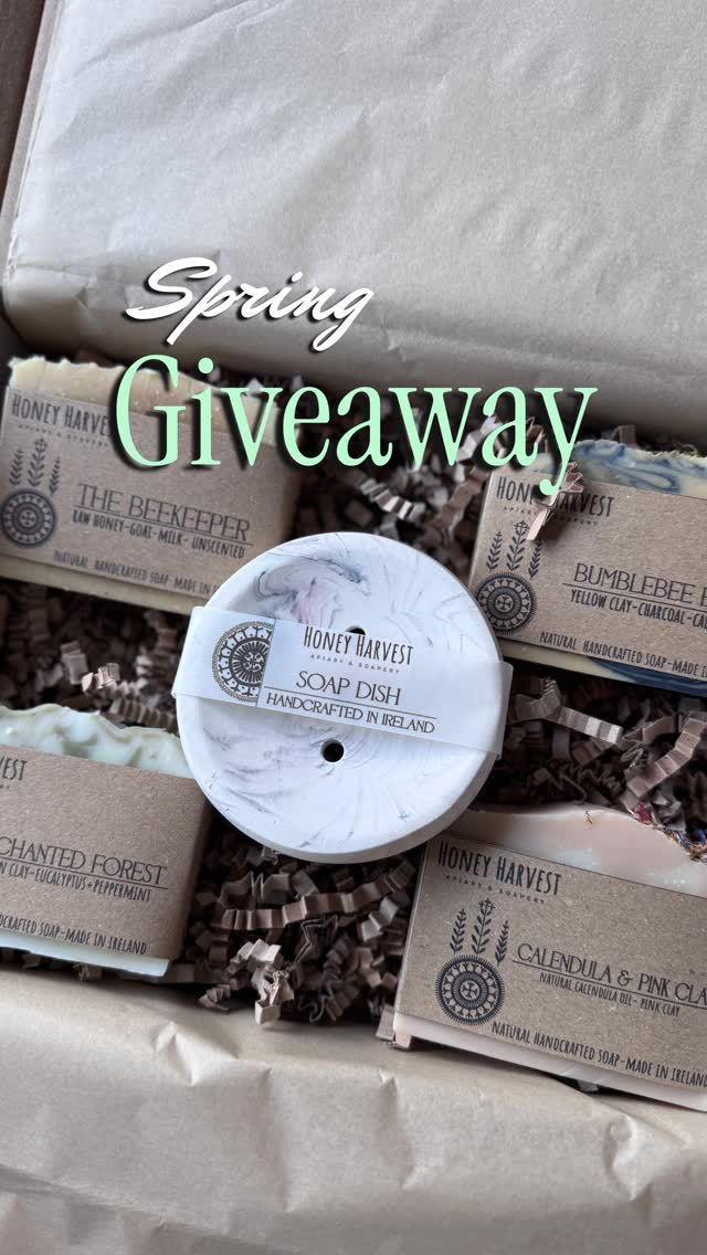 ❌CLOSED ❌
🌿 SPRING GIVEAWAY 🌿
It has been raining for what feels like forever… grey skies, non stop rain, and we all need a little sunshine ☔
So let’s brighten things up and welcome spring properly 🌼
I’m giving away a beautiful, fully handmade and natural gift set:
✨ 4 handmade natural soap bars
✨ 1 handmade soap dish
This giveaway is also to celebrate our 6,000 of you, thank you so much for being here 🐝
How to enter:
1. Like this post
2. Share it
3. Tag at least 1 friend (you can tag more if you like 😉)
The giveaway runs until 28.2.
The lucky winner will be announced in my stories.
⚠️ Open to Ireland only
⚠️ This giveaway is not sponsored, endorsed, or associated with Instagram. It’s simply my gift to you.
Let’s hope this brings a little sunshine and better weather soon ☀️
Good luck everyone! 😘
#giveaway #giveawayireland #reeloftheday