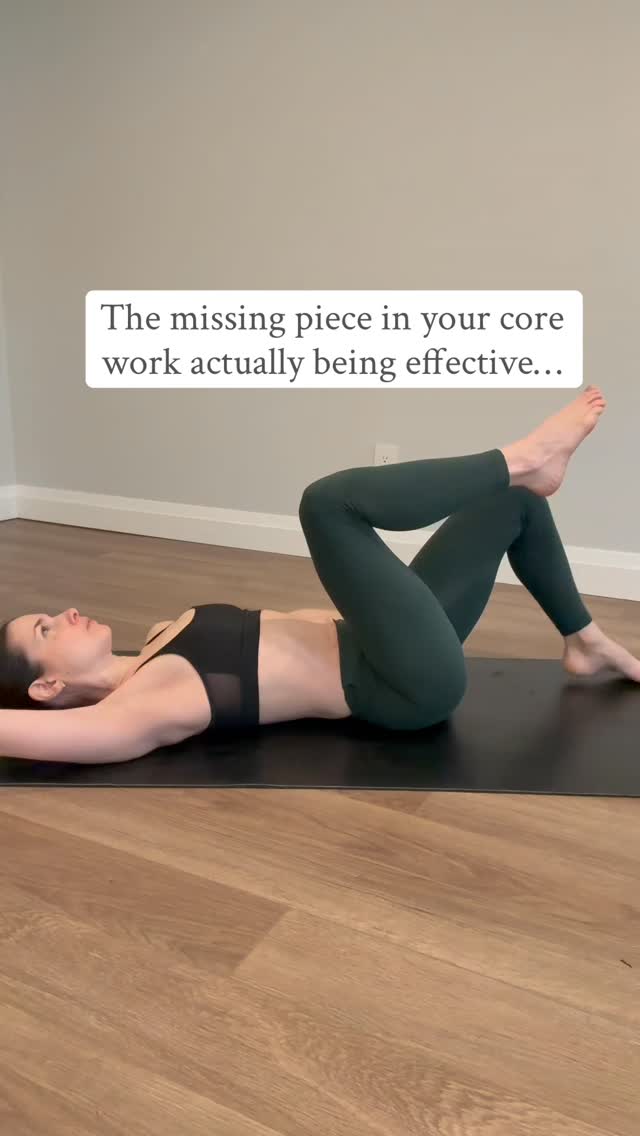 It’s not exactly click bait exciting but specificity is often what yields better results.
Small tweaks in your body alignment influence big changes in what muscles you’re activating and whether you’re well supported in your movements.
Knowing how to find neutral in your body often means you get the best chance at not compensating elsewhere, meaning you get to work the muscles you’re actually trying to work.
This can be especially important when we’re trying to relieve issues like diastasis recti, leaking, and prolapse- issues that are often based in too much pressure from compensations.
Even if your exercise has you moving out of neutral, understanding that base and knowing how to move out of it well will serve you tenfold.
If you’re looking for specific guidance in a really accessible and fun way, check out my 8 week Core Confidence program starting March 25th. I’ve got 3 spots left- use the link in my bio to find out more!