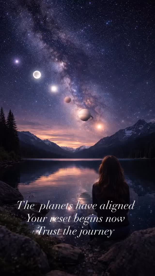 As Mercury, Venus, Saturn, Jupiter, Uranus and Neptune align in the night sky, look inwards and feel the energetic shift happening within 💫 #trustthetiming #divinealignment #trusttheuniverse #youareexactlywhereyouneedtobe