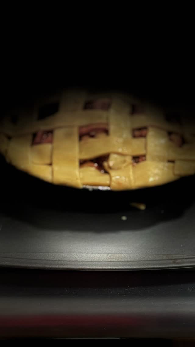 Getting ready for our upcoming classes! Can you guess the type of pie?