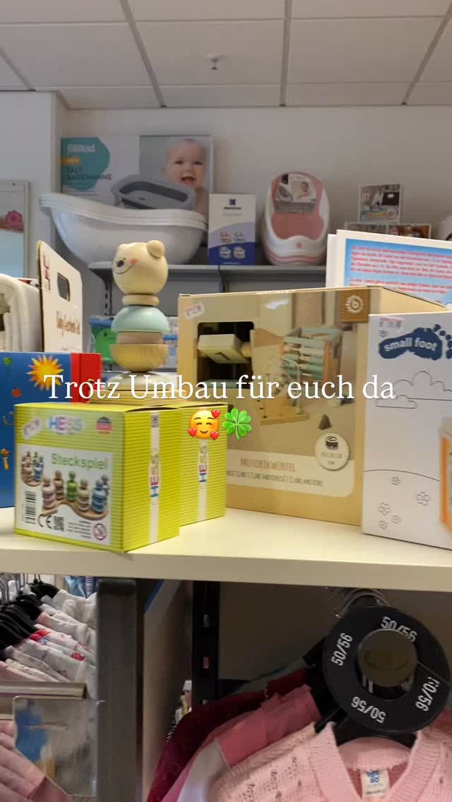 🎉 Trotz Umbau – ich bin weiterhin für euch da! 💛
🛍️ Reservierungen, Beratung & Einkauf – alles läuft wie gewohnt zu den normalen Öffnungszeiten.
🧸 Heute ein kleiner Blick auf unsere neuen Spielwaren: perfekt für Ostern, Geburtstage oder einfach für die kleinen Mäuse!
Kommt vorbei und entdeckt es selbst – ich freue mich auf euch! 😄
#babyhausdessau #eltern #family #spiel #erstausstattungfürsbaby