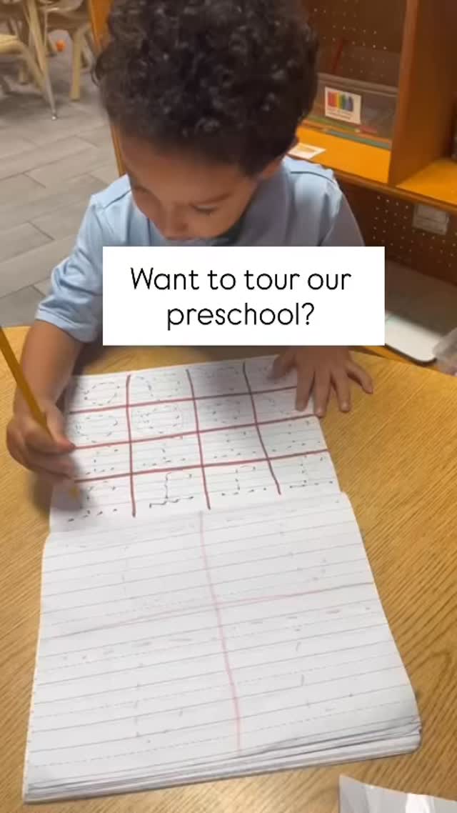 Daily handwriting practice!✏️✨ Building strong little writers one letter at a time!
Ask us about FREE preschool for 3 & 4 year olds, we’d love to share the details and help your little one get started! 📚🍎