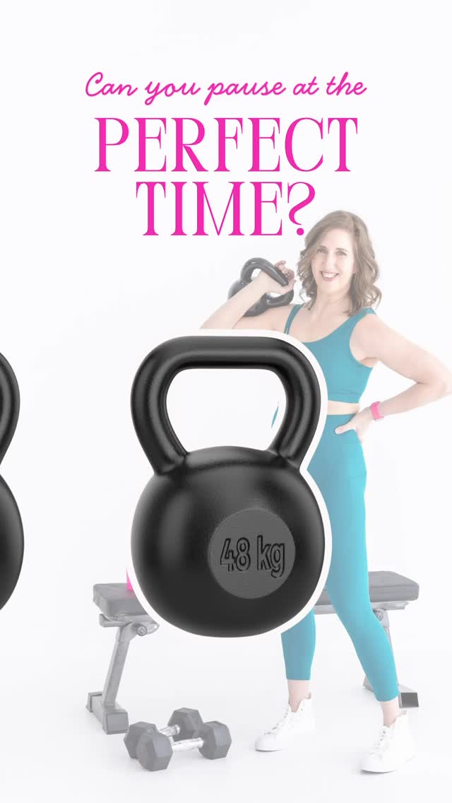 Midlife reflexes test….stop the scroll.
The perfect pause is when the kettlebells match up.
Comment “NAILED IT” when you get it👇