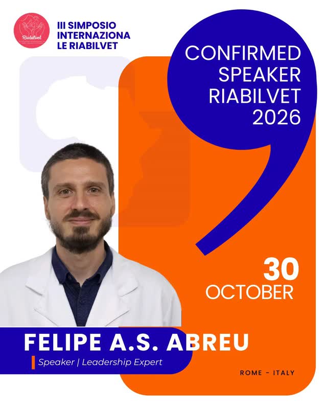 📣Vi presentiamo:
🔬 **Felipe Andrei Suárez Abreu – DVM, MsC**
📚 **Formazione ed Specializzazione:**
✅ Laureato presso la Facoltà di Medicina Veterinaria e Zootecnia dell’USP (2004)
✅ Master presso la Scuola Paulista di Medicina della UNIFESP (2017)
✅ Specialista in diagnostica per immagini diplomato dal Collegio Brasiliano di Radiologia Veterinaria (2019)
✅ Dottorando presso la Facoltà di Medicina Veterinaria e Zootecnia dell’USP
💡 **Esperienza Professionale:**
📌 Dedito alla radiologia veterinaria dal 2008
📌 Esperienza in risonanza magnetica e tomografia computerizzata dal 2012
🏆 **Partecipazione in Istituzioni:**
🔹 Membro del Collegio Brasiliano di Radiologia Veterinaria
🔹 Ex-tesoriere dell’Associazione Brasiliana di Radiologia Veterinaria (2013-16)
🔹 Ex-segretario del Collegio Brasiliano di Radiologia Veterinaria (2019-22)
🔹 Direttore brasiliano dell’IVRA - International Veterinary Radiology Association
Sei già iscritto ?! 📣 III simposio internazionale di riabilitazione
#fisioterapia #fisiatria #sharetolearn #learnto share