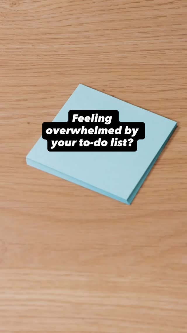 To-do lists can cause you to stay stuck and procrastinate when overwhelm is present. 😔
Here’s a hack I shared with my clients’ and have a quickly become one of their favs for productivity!
It’s simple!
Take a look at your list of to-dos that you may be putting off, choose one or two that you choose to focus on today and….
Write them on a post it note. 📌
Then post it up in the area you are frequenting in most for the day. For example - your fridge, your computer, workspace etc
Commit to yourself just focusing on those tasks for the day.
This works for all aspects of life and business!
This simple hack works well because of you are focused on simple intentions for the day, that you are confident you can complete, you will feel confident.
If the list of to-dos is long and causes overwhelm, you will continue to feel overwhelm.
What you focus on expands!
Drop a ❤️ if you are ready to release overwhelm and feel more productive today!