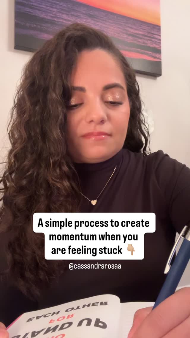 1️⃣Move your body!
Go for a short walk, put on your favourite song and dance it out. Creating a state change with your body is sets the tone for moving forward !
2️⃣Grab a pen & paper and write down a goal you may have been putting off at the top.
3️⃣ Ask yourself, what baby steps do I need to take to bring this into fruition? Write them down in no particular order.
If “I don’t know” comes crosses your mind, tell your mind “thanks for sharing” and keep going.
4️⃣ Number 3 small steps you can take in order of how you want to take them.
5️⃣Circle the first one. Then start it then and there!
6️⃣When that is complete, go back to your master list and complete numbers 2 and 3.
7️⃣When those are done, number off 3 more and repeat the process.
I call this my Circle and Start method! ⭕️&🏁
I love to use this when I am feeling stuck or need to formulate a game plan for moving forward!
Drop a 🔥 if you will give this a try!