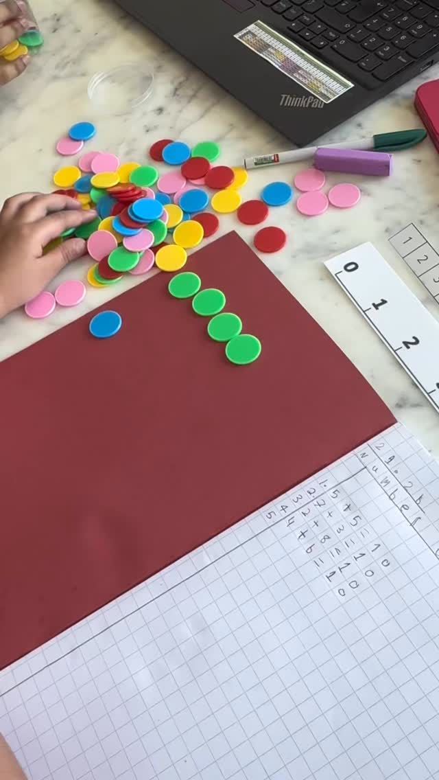One of our lovely qualified British tutors delivered a hands-on 1:1 maths lesson today using cubes, counters, number lines and digital resources to support learning 🧡
The session began with number bonds to 10, using two-colour counters and ten frames to clearly show how parts combine to make a whole. The learner then moved on to grouping, using cubes to build equal groups and develop understanding through reasoning and problem-solving.
A focused, practical lesson designed to build strong mathematical foundations.
#primarymaths #year2 #dubaiparents #dubaitutors