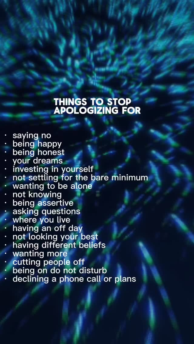 No need to say sorry 🤍