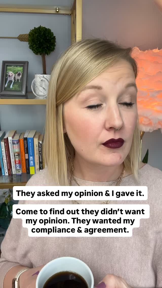 When you start showing up authentically, you may be surprised by who exits.
.
Some people aren’t interested in,actually getting to know you, hearing your opinions, or celebrating your individuality. Some people only want compliance, submission, and agreement.
.
Allow those people to exit, no matter how painful that may be. Your authentic self will thank you later and the people meant for you will be so grateful you didn’t contort and change.
.
.
WANNA STAY M.A.D.?!👇
💻 ECOURSES: Get tools to help you heal from narcissistic family dynamics, lead with insight & level up your self-care (LINK IN BIO).
.
👚MERCH: Mugs, apparel (sizes S-3XL), & more (LINK IN BIO).
.
🗞 NEWSLETTER: Don’t miss the newsletter when it drops! Sign up for the The M.A.D. Beyond newsletter today to stay M.A.D. (LINK IN BIO).
.
🛋 THERAPY: @themadtherapy IA/IL/FL
.
🧠 Social media is not therapy. All posts on The M.A.D. Beyond’s social media accounts are for educational purposes only and are not a replacement or substitution for mental health services. Read the disclaimer to at TheMADBeyond.com to learn more.
.
.
#toxicpeople #opinion #emotionalabuse #narcissism manipulation