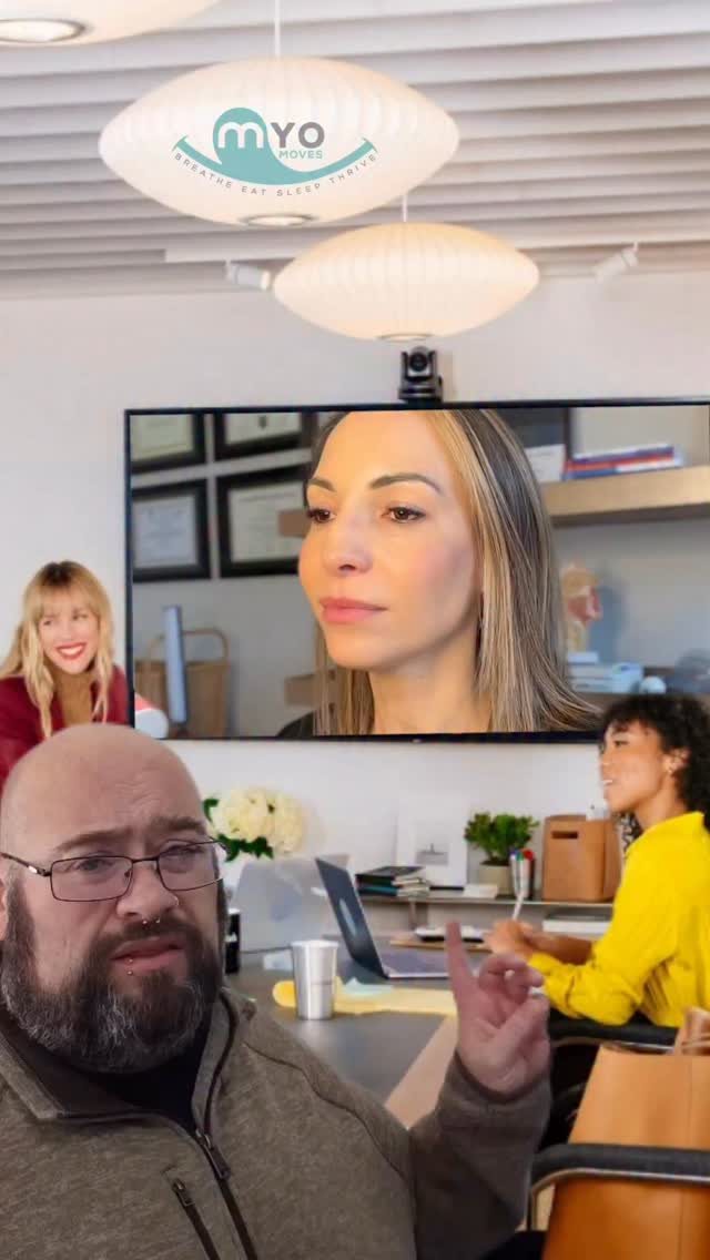 THIS is what your tongue should be practicing.
Full tongue up and suctioned to the palate, like it’s gently “stuck” there. Not just the tip on the spot. Not pushing into your front teeth. And definitely not hanging out on the floor of your mouth all day!
If holding this feels easy? Amazing 🙌
If your tongue starts trembling, popping down, or you can’t get suction at all? That’s a sign we have some work to do! 👀
Most people were never taught how to use these muscles correctly, so if this feels challenging, you’re not behind. You just haven’t trained it yet. Myofunctional therapy is how we train your tongue to help you breathe better. 👅💪
Comment GUIDANCE if this is harder than it looks and you want to know how to get started!
#tongueposture #airwayhealth #nasalbreathing #myofunctionaltherapy #breathebetter