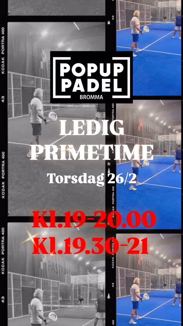 Ring dina padelkompisar bums 🔥