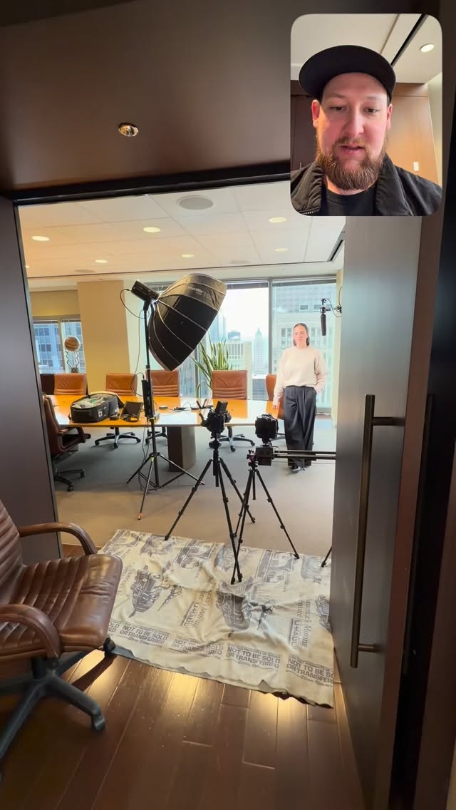 We had back to back shoots in Chicago this week filming testimonials for Laurel Ai which is a timekeeping application for lawyers. I grabbed a testimonial of my own on yesterday’s shoot from the 39th floor. #chicagovideographer