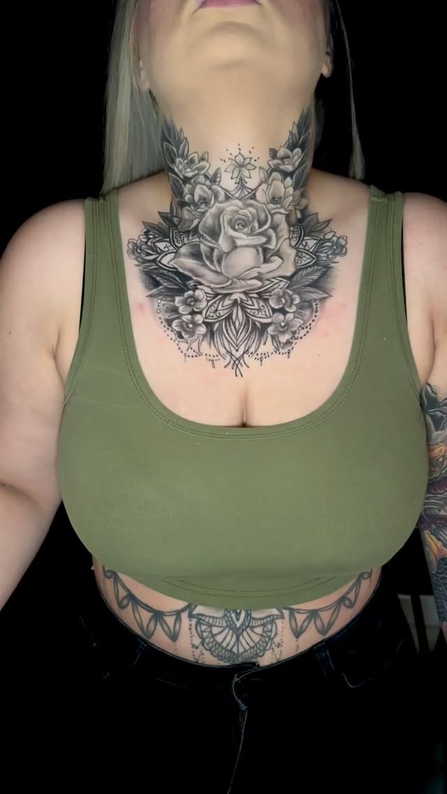 Finally got a finished and healed video of Jerry’s neck tattoo. She was an absolute badass sitting through this neck tattoo like it was nothing at all.
Would you get your neck tattooed???
#necktattoo #blackandgrey #blackandgreytattoo
@luckysupplyusa @eternalink @truetubes @inkmaster @afterinked @afterinkedcolombia @electricgoldonparkblvd @kingpintattoosupply