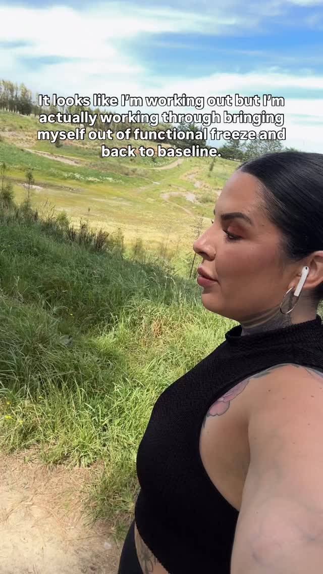 Healing doesn’t always look dramatic and shut down isn’t always obvious.
Slowly bringing myself back to baseline.
#healing #selfawareness #regulation #therapy #emodiment