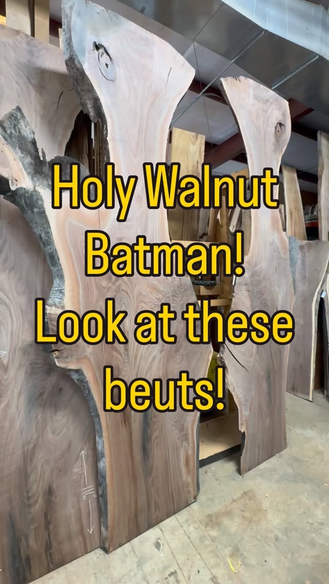 Just got these beauties in… Along with some gorgeous Live Edge White Oak. Pennsylvania stock. Fantastic color. Come on in and let us help you with your next project.