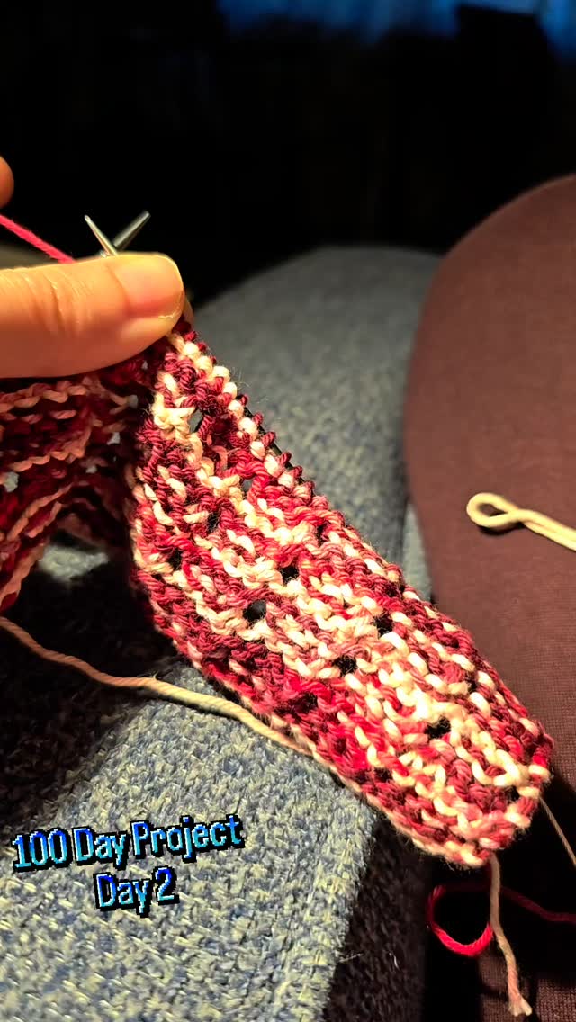 @dothe100dayproject #dothe100dayproject #100daysofknitting
Stitch pattern found in the 365 Days of Knitting perpetual calendar by Tabetha Hedrick