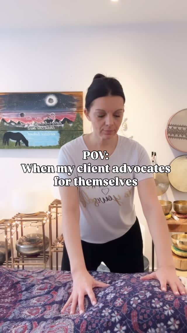 ✨ Story Time ✨
Last week a client was shifting around on the table. Their low back was uncomfortable in the position they were in. They finally said, “I’m not comfortable like this, my back hurts.”
I immediately stopped what we were doing. We added a pillow under their abdomen and made a few adjustments until they felt supported and comfortable.
Then they told me something that honestly made my heart so full.
They said, “Usually I wouldn’t say anything. I’d just lie here and think, she is the professional. Maybe it’s supposed to feel like this and I would endure it. But because I see your posts about advocating for yourself, and because I’ve gotten to know you in this space, I felt safe enough to say something.”
🥹🙏🏻
That’s it.
That’s exactly what I believe in.
This is your time. You deserve to feel comfortable. I don’t want you lying there for an hour feeling uncomfortable thinking you just have to tolerate it. That defeats the entire purpose of being here.
And, getting a massage should never be about enduring. It’s about feeling safe in your body. And if you speak up, I will always adjust whatever you need adjusting, and then happy dance on the inside that you felt safe enough to advocate for yourself!
🙌💗
#massagetherapy #massagetherapistsofinstagram #explorepage #rmtlife