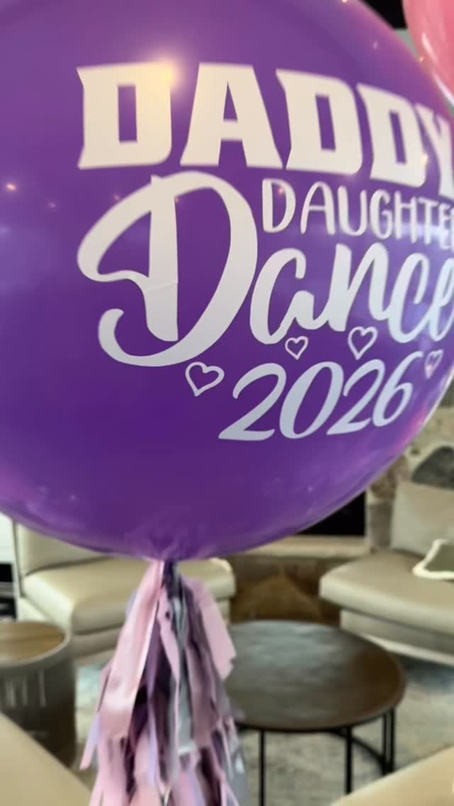 Daddy Daughter Dance 2026!
Let us be your forever girl that brings the balloons!🎈
#bigballoonsco #heliumballoons #elmhurstballoons