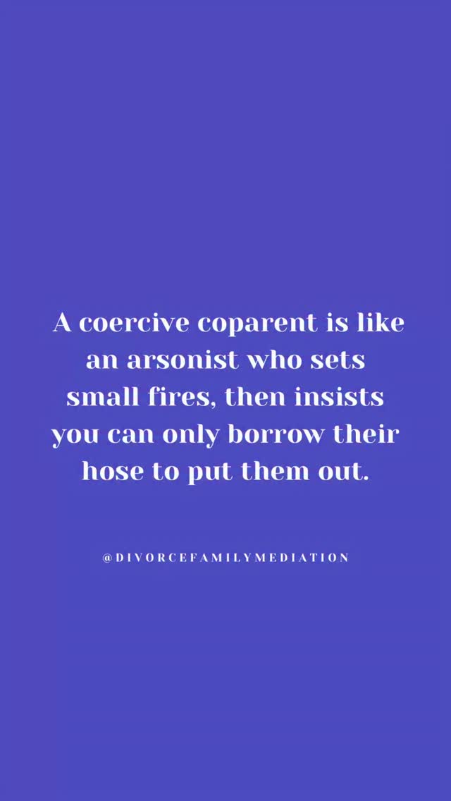 They don’t want peace, they want dependency. They create just enough chaos that keeps you reacting, always explaining, always asking. The goal isn’t collaboration; it’s control disguised as necessity.
They don’t try to build a bridge for the child, they keep shaking the ground so you’ll cling to them for balance.
Trust in yourself regardless of their chaos.
#coparenting #coercivecontrol #manipulation #highconflictcoparenting #postseparationabuse