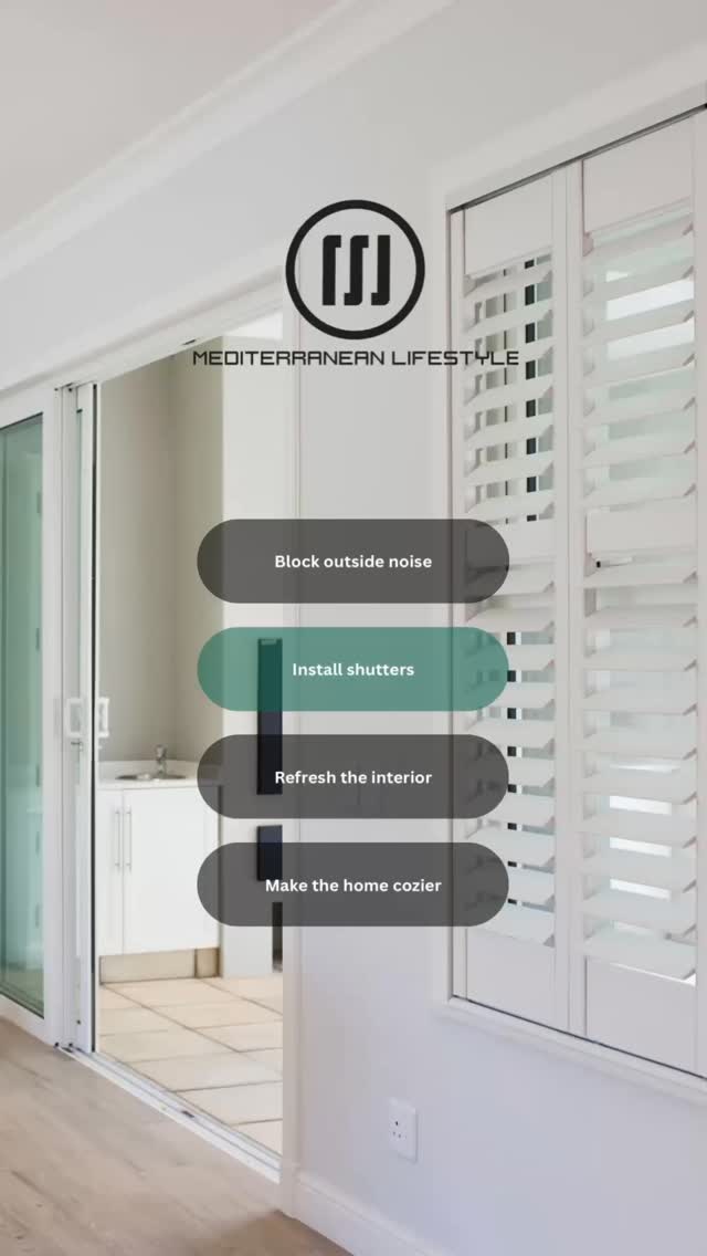 Thinking shutters ?
At Mediterranean Lifestyle we install shutters that elevate every room.
Choose us for your home upgrade.
🔗Link in bio to enquire
#medlifestyle #shutters #homeupgrade #mediterraneanlifestyle #hometransformations