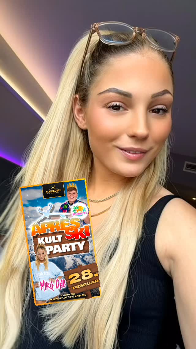 ❄️ 28. Februar – MIKA ONE und ELIAH STERNHARDT live auf unserer Bühne. Holt euch eure Autogramme und feiert mit uns die legendäre Après-Ski-Kult-Party🌟
Tickets: Almrausch.de
#reutlingen #almrausch_rt #party #mikaone #eliahsternhardt